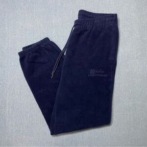 Under Armour Icon Terry Varsity Sweatpants Joggers Size S in Midnight Navy